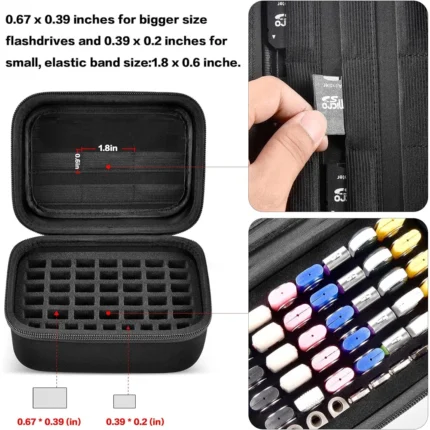 USB Flash Drive Case SD Card USB Storage Case Storage Case Holder USB Flash Drive Storage Bag Electronic Accessories Organizer